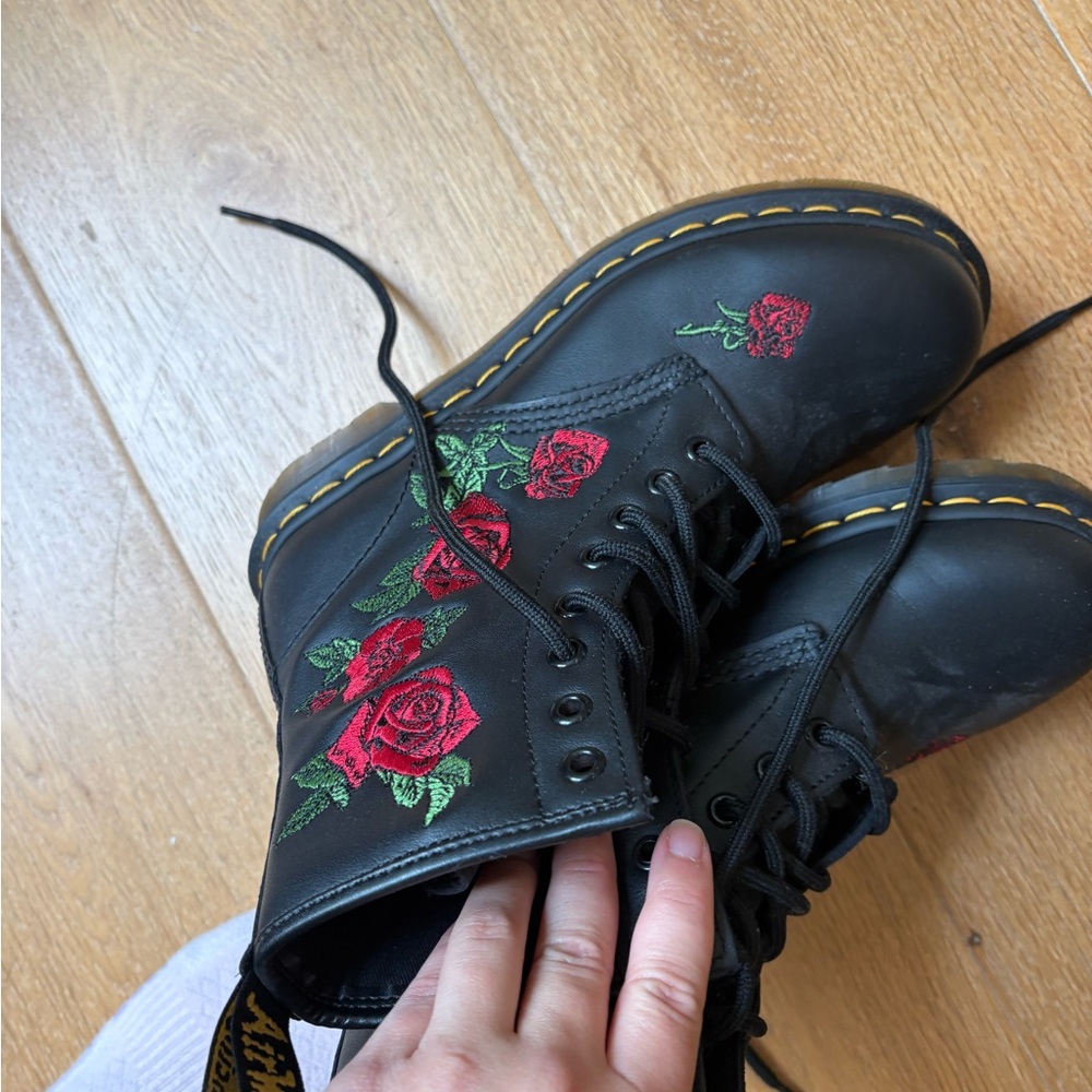 Brand New Embroidered Doc Martens